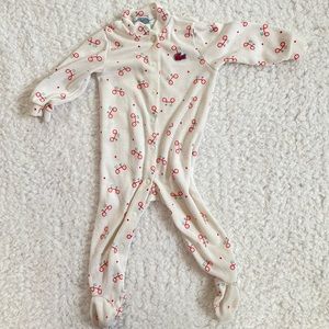 Vintage Baby Izod Lacoste Bicycle Onesie Pajamas // Vintage Lacoste Baby PJs